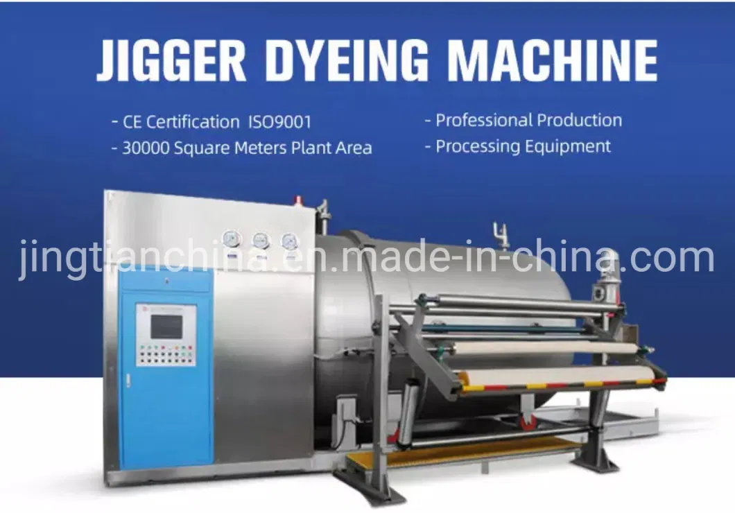 China Supplier Fabric Jigger Dyeing Machine for Manufacturing Plant