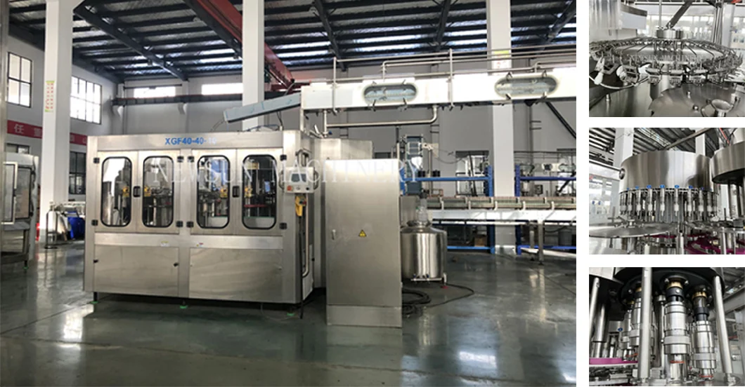 Automatic Water Bottling Plant Washing Sealing Machine / Juice Rinsing Filling Capping Packing Packaging Machinery Price for Full Production Line