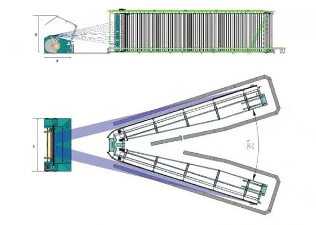 High Drive Accuracy Direct Warping Machine for Beam Dyeing